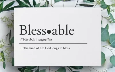 Bless•able